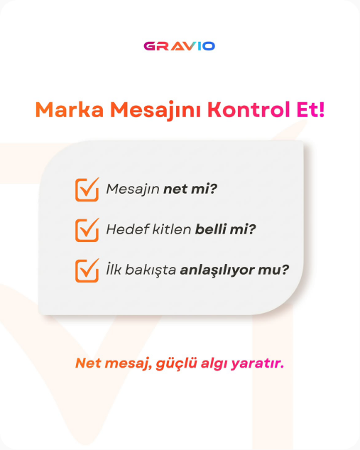 Gravio Instagram gönderisi: Marka mesajını kontrol et